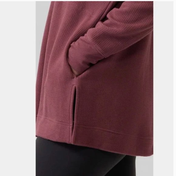 Athleta Coaster Luxe Waffle Hoodie XL - Picture 3 of 14